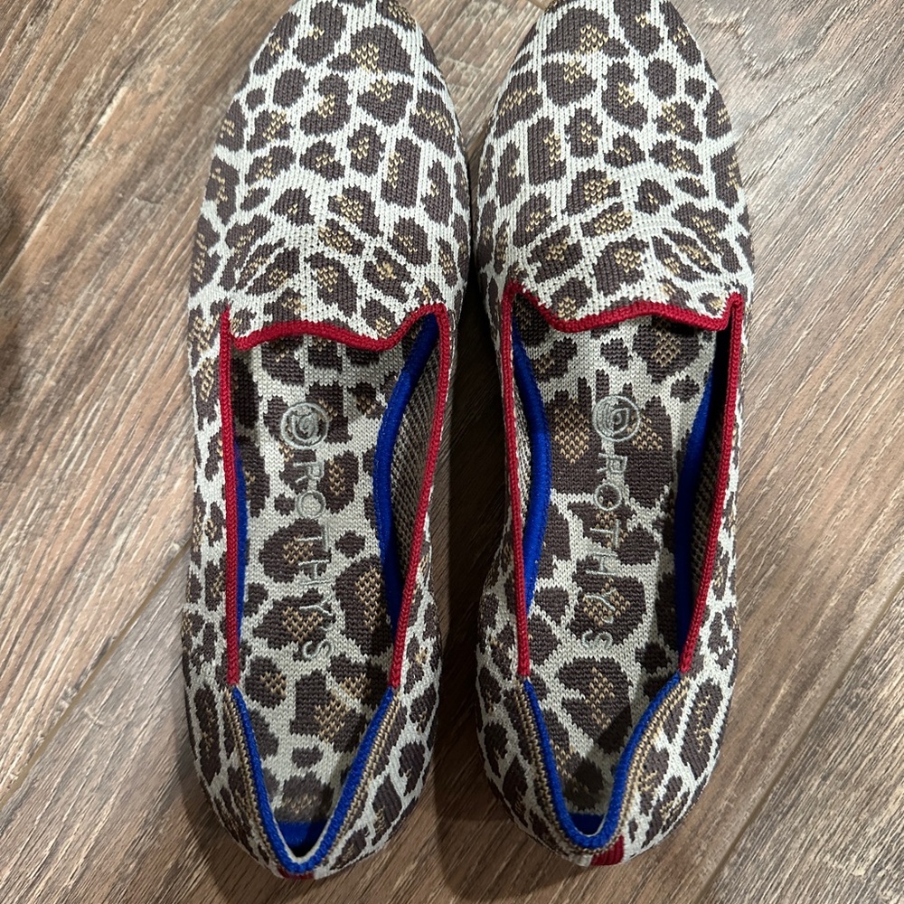 Rothy’s Mocha Spot loafers